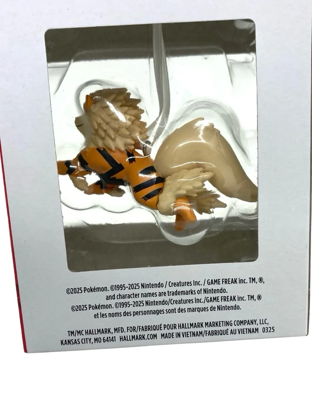 Hallmark Pokémon Arcanine Christmas Ornament New